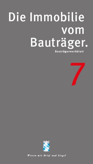 Broschüre „Immobilie vom Bauträger“ (PDF)